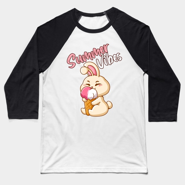 Summer vibes Baseball T-Shirt by Tharaka Bandara